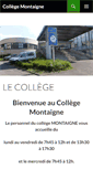 Mobile Screenshot of montaigne.clg.ac-amiens.fr