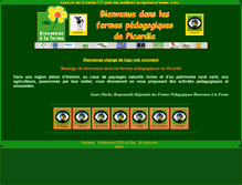 Tablet Screenshot of fermes-pedagogiques.asso.ac-amiens.fr