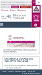 Mobile Screenshot of musique.ac-amiens.fr