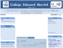 Tablet Screenshot of herriot.clg.ac-amiens.fr