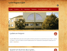 Tablet Screenshot of capet.lyc.ac-amiens.fr