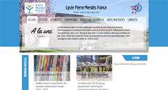 Desktop Screenshot of mendes-france.lyc.ac-amiens.fr