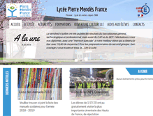 Tablet Screenshot of mendes-france.lyc.ac-amiens.fr
