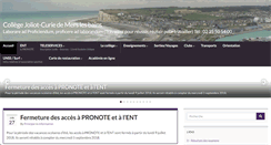 Desktop Screenshot of joliot-curie80b.clg.ac-amiens.fr