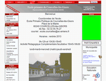 Tablet Screenshot of courcelles-les-gisors.ee.ac-amiens.fr