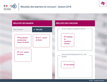 Tablet Screenshot of e-resultats.ac-amiens.fr