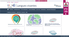 Desktop Screenshot of langues-vivantes.ac-amiens.fr