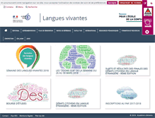 Tablet Screenshot of langues-vivantes.ac-amiens.fr